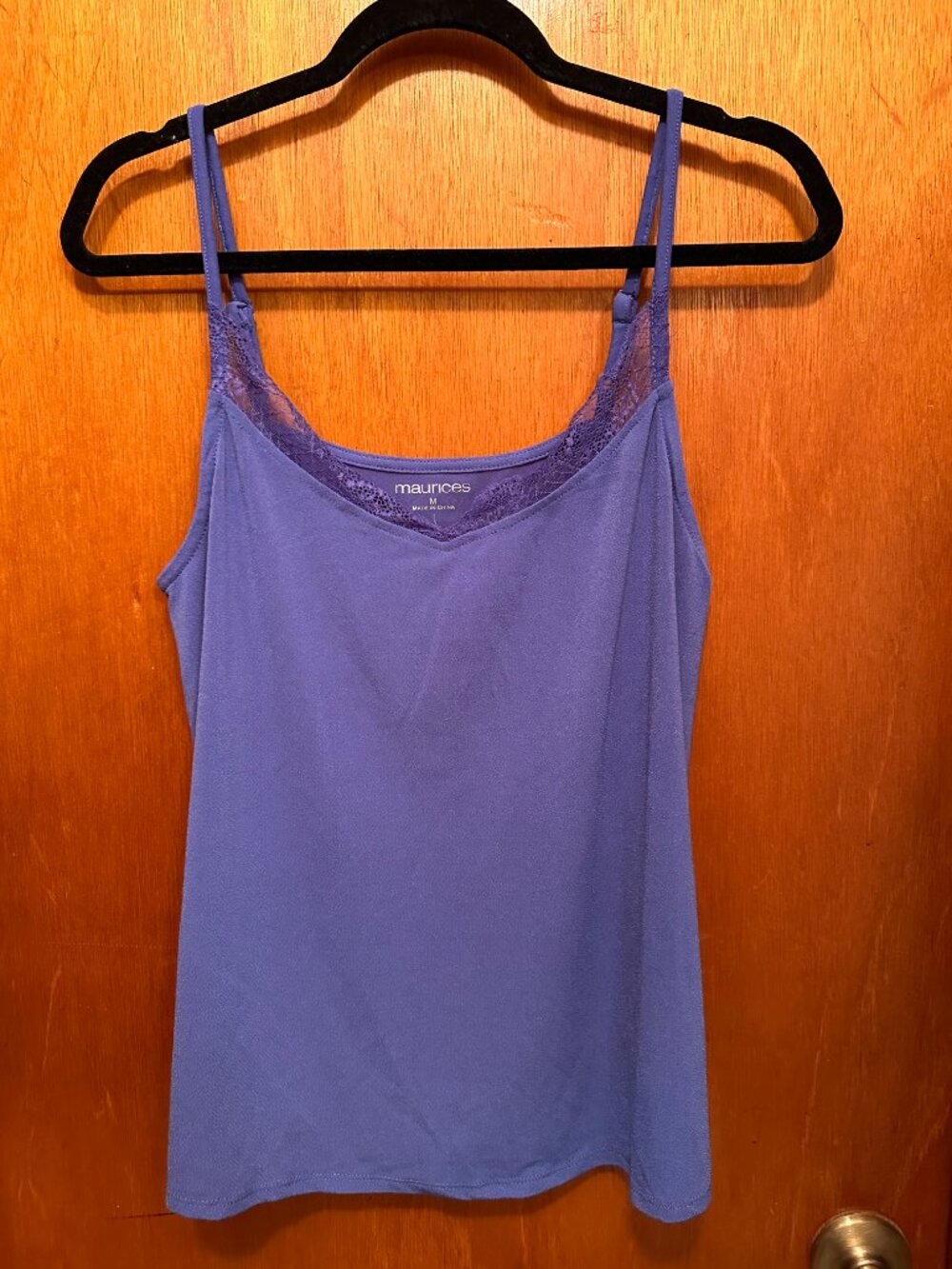 Maurices lace top cami size M